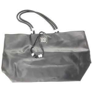 Givenchy Large Black Tote Bag Parfums Logo PVC